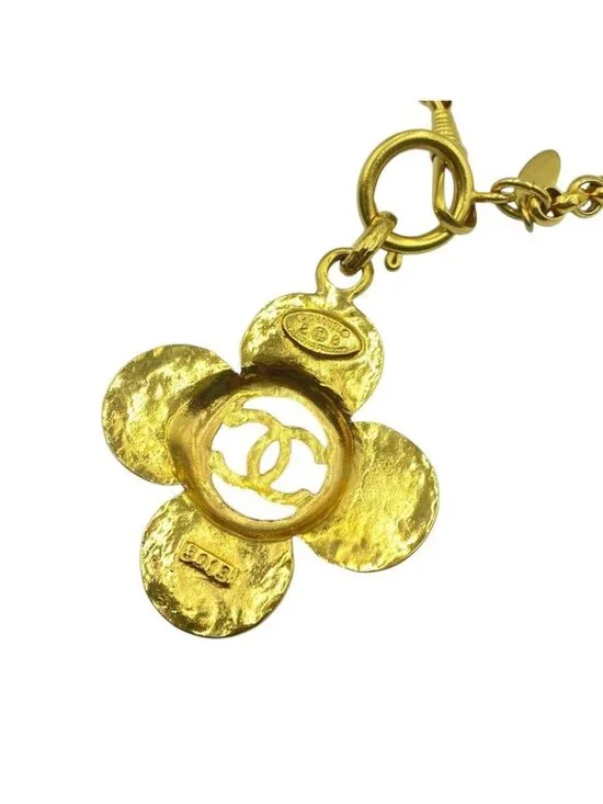 Chanel Long Necklace CC Logo Gold - Picture 4 of 6